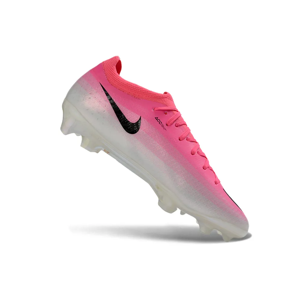 Chuteira Campo Nike Mercurial Vapor 17 Elite FG Rosa e Branco