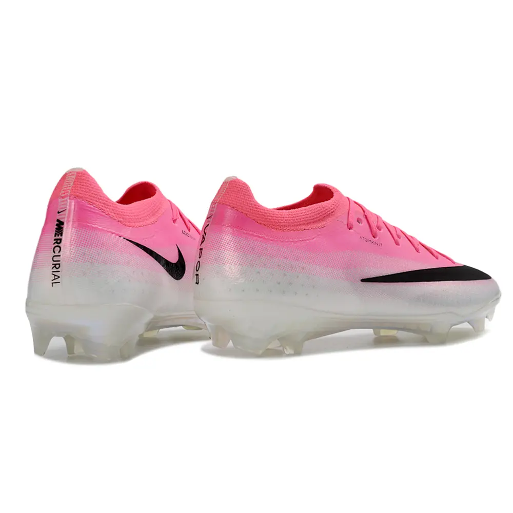 Chuteira Campo Nike Mercurial Vapor 17 Elite FG Rosa e Branco