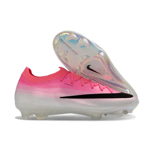 Chuteira Campo Nike Mercurial Vapor 17 Elite FG Rosa e Branco