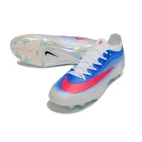 Chuteira Campo Nike Mercurial Vapor 17 Elite FG Branco, Azul e Rosa - imagem 4