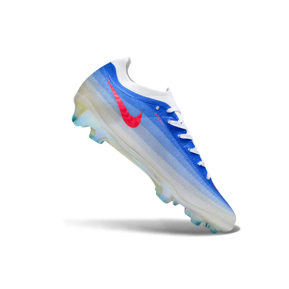 Chuteira Campo Nike Mercurial Vapor 17 Elite FG Branco, Azul e Rosa