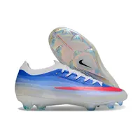 Chuteira Campo Nike Mercurial Vapor 17 Elite FG Branco, Azul e Rosa - imagem 2