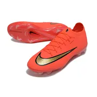 Chuteira Campo Nike Mercurial Vapor 17 Elite FG Vermelho e Dourado - imagem 4
