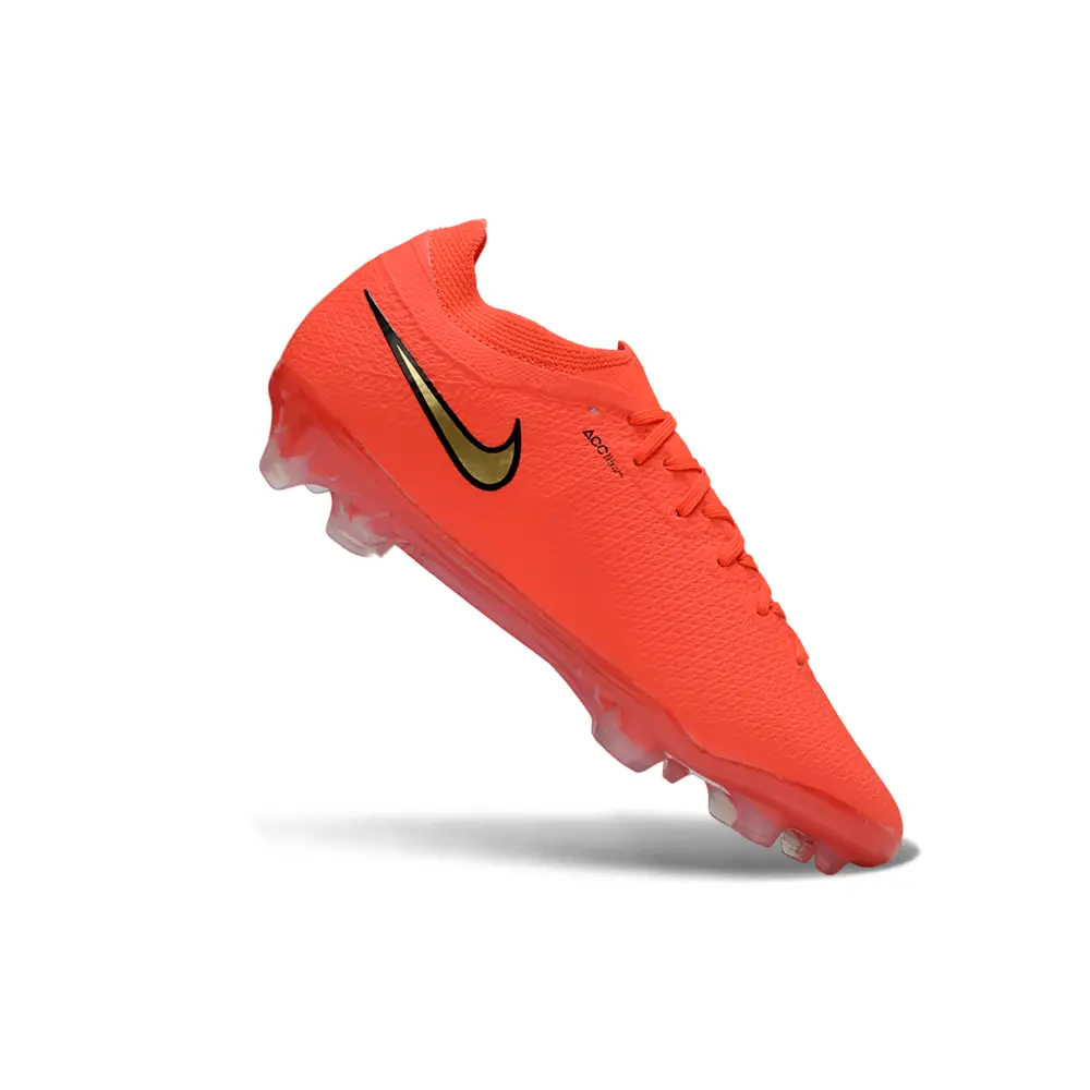 Chuteira Campo Nike Mercurial Vapor 17 Elite FG Vermelho e Dourado