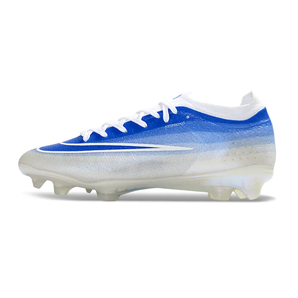 Chuteira Campo Nike Mercurial Vapor 17 Elite FG Branco e Azul