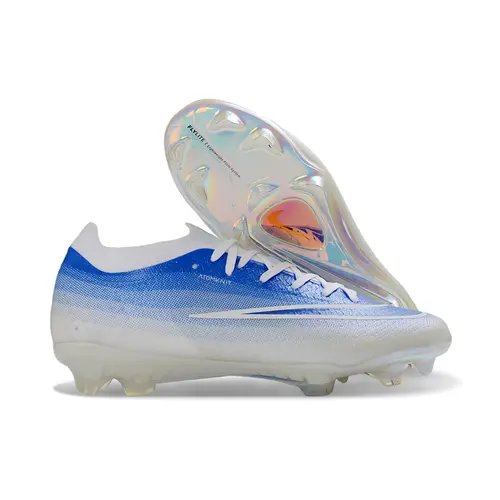 Chuteira Campo Nike Mercurial Vapor 17 Elite FG Branco e Azul