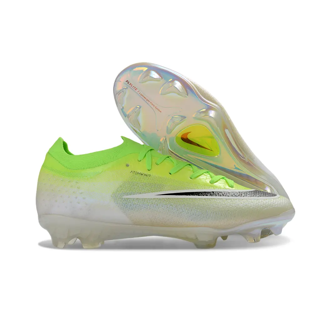 Chuteira Campo Nike Mercurial Vapor 17 Elite FG Branco e Verde