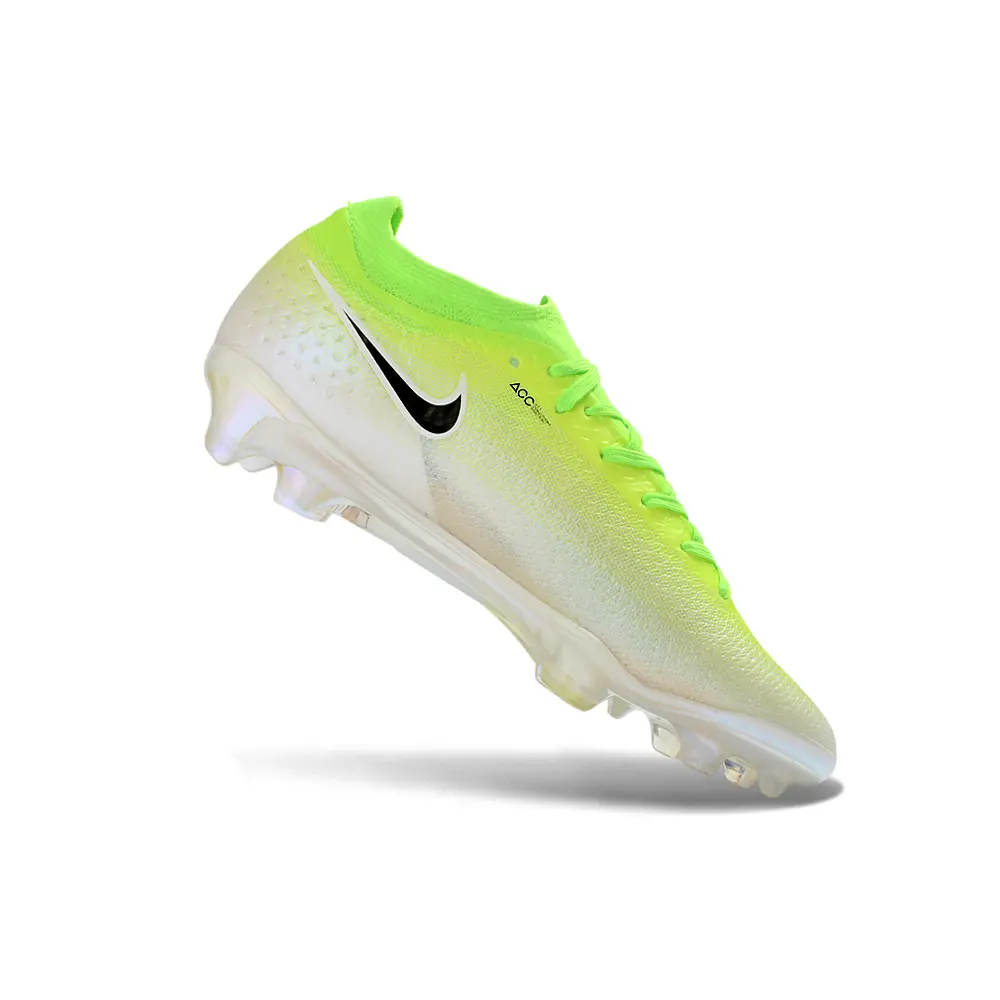 Chuteira Campo Nike Mercurial Vapor 17 Elite FG Branco e Verde