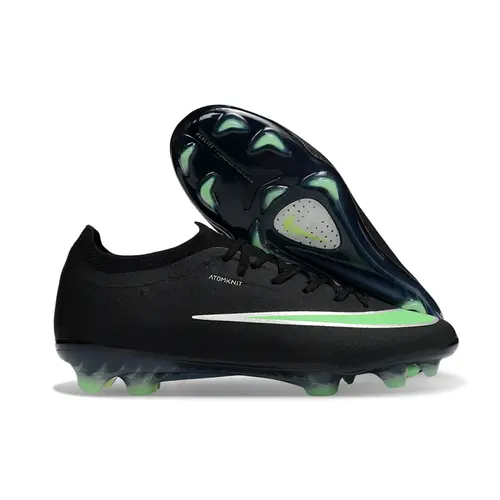Chuteira Campo Nike Mercurial Vapor 17 Elite FG Preto e Verde