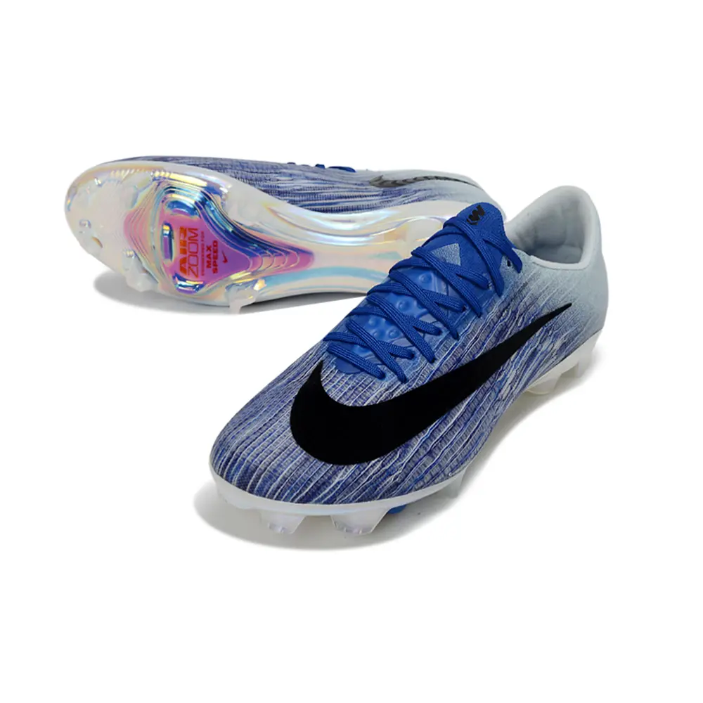 Chuteira Campo Nike Air Zoom Mercurial Superfly 11 Elite FG Azul e Preto