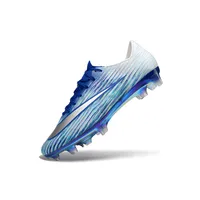 Chuteira Campo Nike Air Zoom Mercurial Superfly 11 Elite FG Azul e Branco - imagem 5