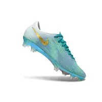 Chuteira Campo Nike Air Zoom Mercurial Superfly 11 Elite FG Verde e Dourado - imagem 6