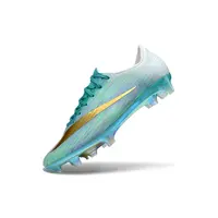 Chuteira Campo Nike Air Zoom Mercurial Superfly 11 Elite FG Verde e Dourado - imagem 5
