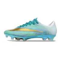 Chuteira Campo Nike Air Zoom Mercurial Superfly 11 Elite FG Verde e Dourado - imagem 1