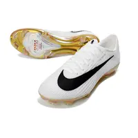 Chuteira Campo Nike Air Zoom Mercurial Superfly 11 Elite FG Branco, Preto e Dourado - imagem 4