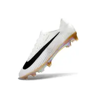 Chuteira Campo Nike Air Zoom Mercurial Superfly 11 Elite FG Branco, Preto e Dourado - imagem 5