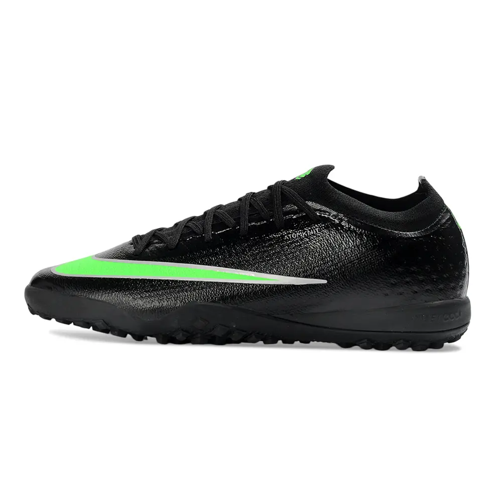 Chuteira Society Nike Mercurial Vapor 17 Elite TF Preto e Verde