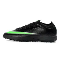Chuteira Society Nike Mercurial Vapor 17 Elite TF Preto e Verde - imagem 1