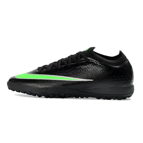 Chuteira Society Nike Mercurial Vapor 17 Elite TF Preto e Verde