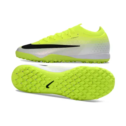 Chuteira Society Nike Mercurial Vapor 17 Elite TF Verde e Branco