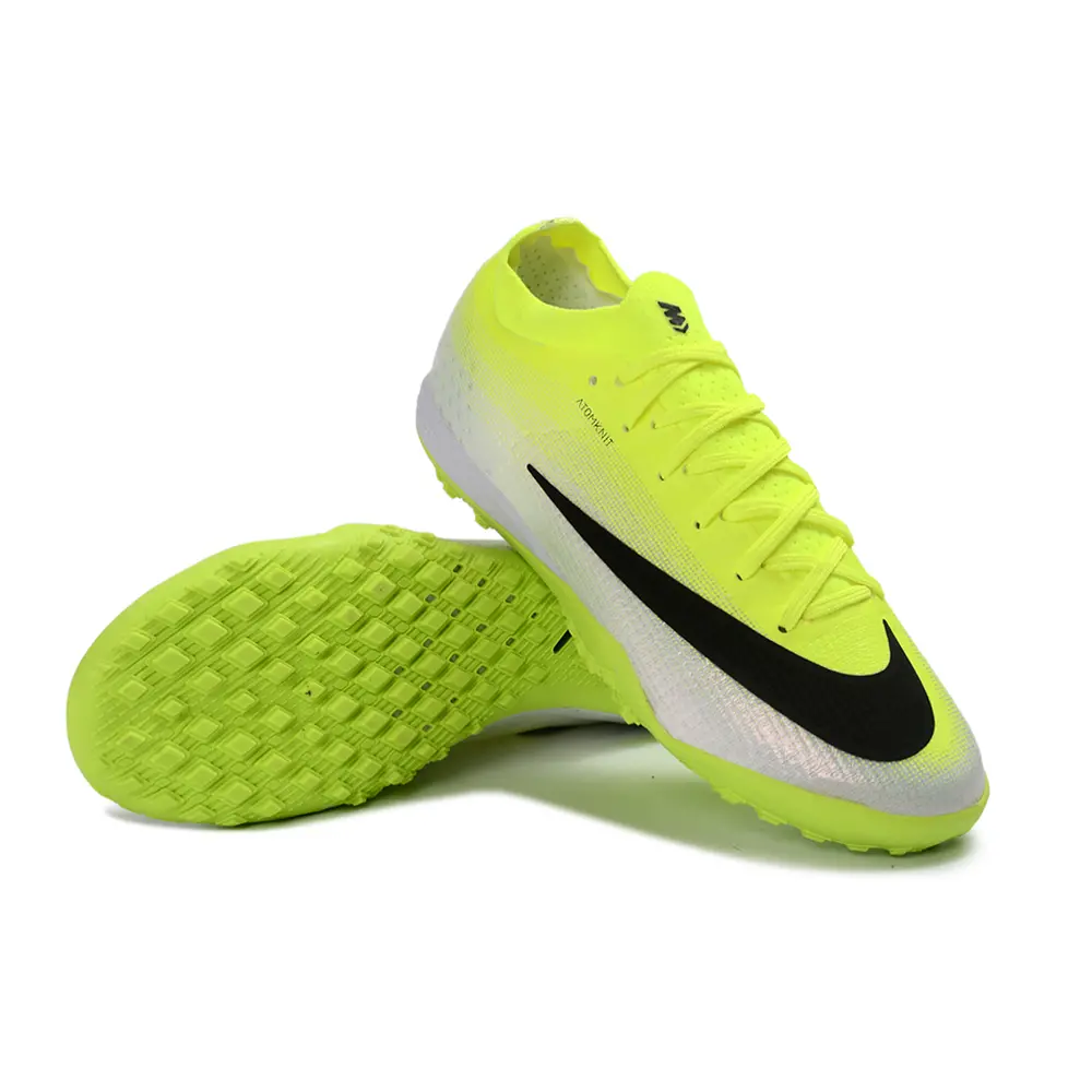 Chuteira Society Nike Mercurial Vapor 17 Elite TF Verde e Branco
