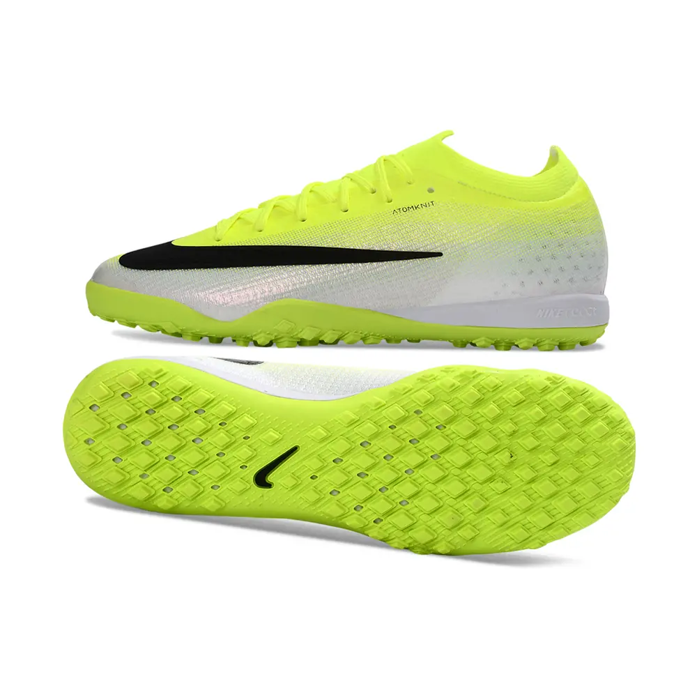 Chuteira Society Nike Mercurial Vapor 17 Elite TF Verde e Branco