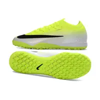Chuteira Society Nike Mercurial Vapor 17 Elite TF Verde e Branco - imagem 2