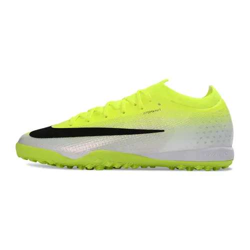Chuteira Society Nike Mercurial Vapor 17 Elite TF Verde e Branco