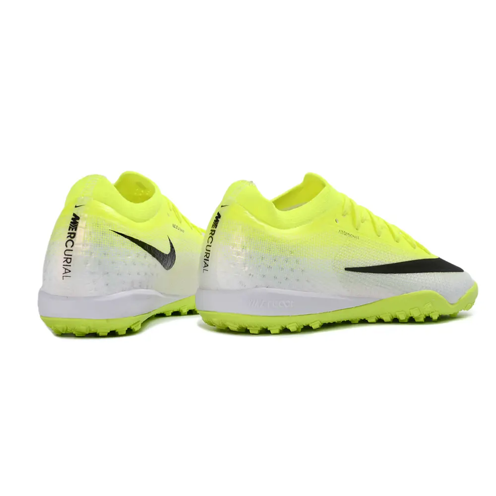 Chuteira Society Nike Mercurial Vapor 17 Elite TF Verde e Branco