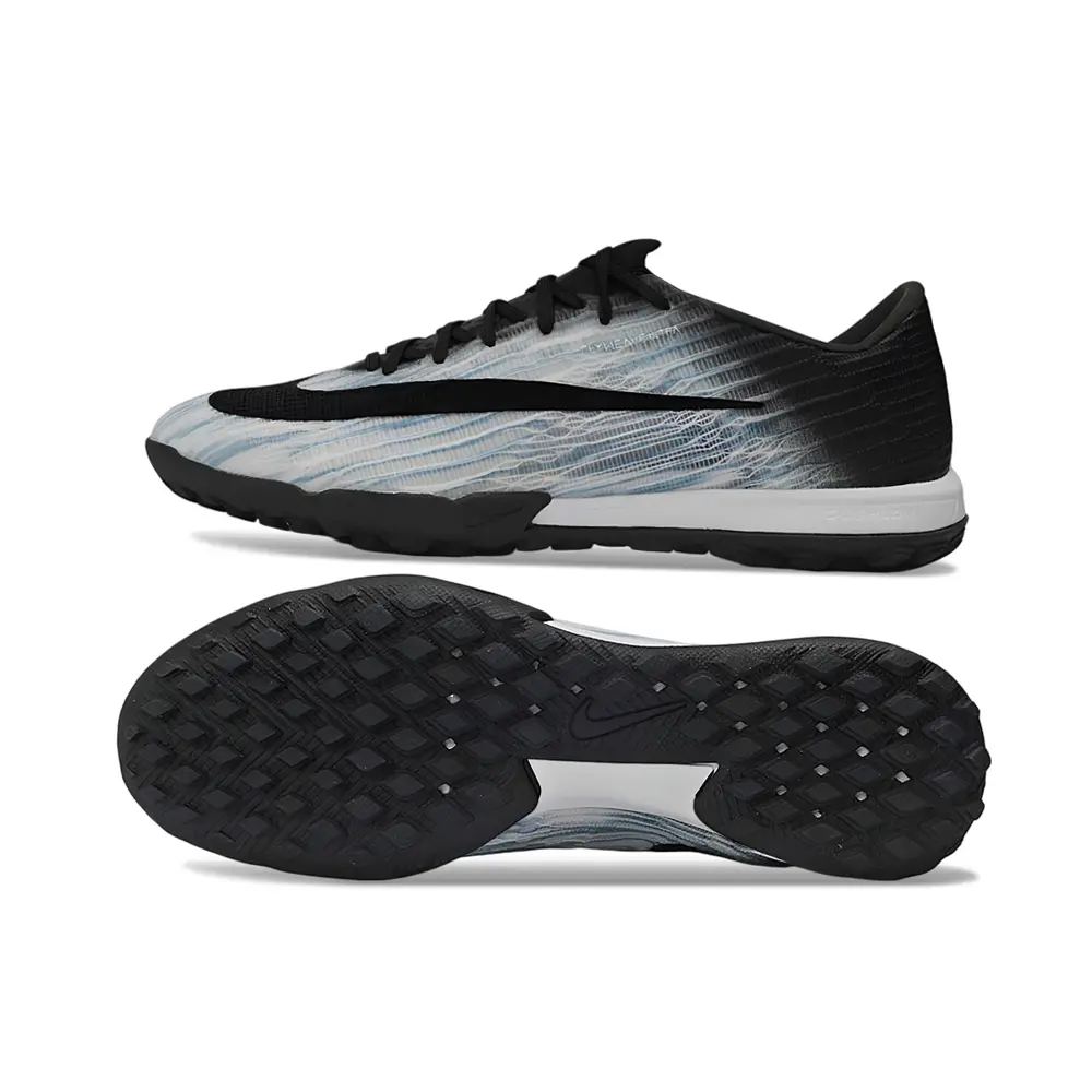 Chuteira Society Nike Air Zoom Mercurial Superfly 11 Elite TF Preto e Azul
