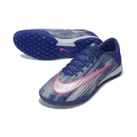 Chuteira Society Nike Air Zoom Mercurial Superfly 11 Elite TF Azul e Rosa - imagem 4
