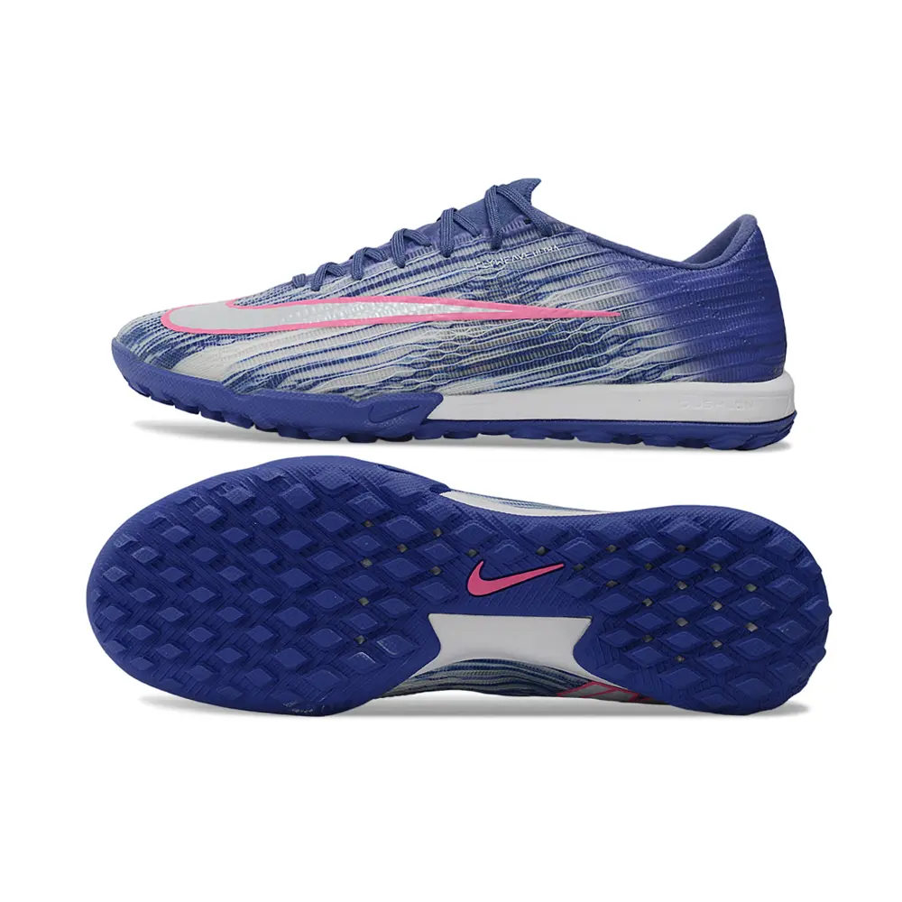 Chuteira Society Nike Air Zoom Mercurial Superfly 11 Elite TF Azul e Rosa