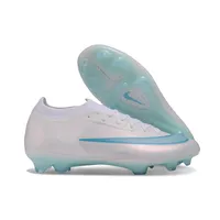 Chuteira Campo Nike Mercurial Vapor 17 Elite FG Branco e Azul - imagem 2