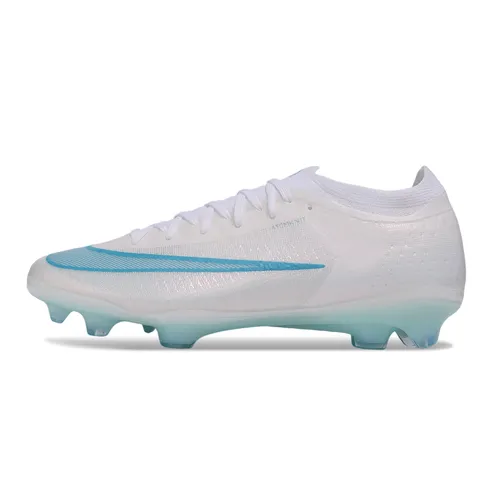 Chuteira Campo Nike Mercurial Vapor 17 Elite FG Branco e Azul