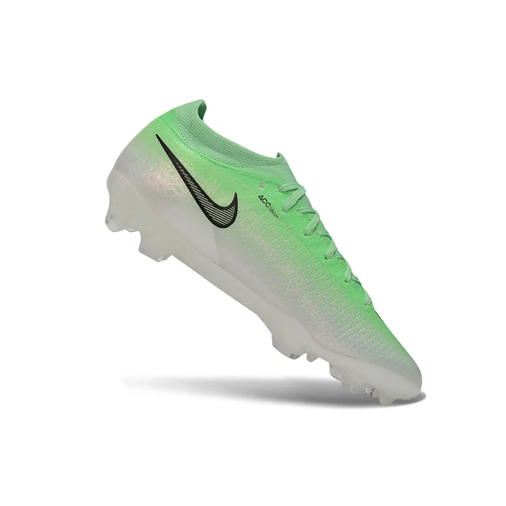 Chuteira Campo Nike Mercurial Vapor 17 Elite FG Branco e Verde