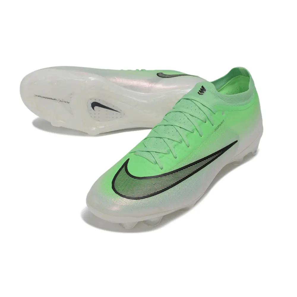 Chuteira Campo Nike Mercurial Vapor 17 Elite FG Branco e Verde