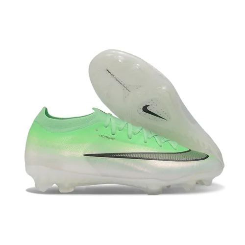 Chuteira Campo Nike Mercurial Vapor 17 Elite FG Branco e Verde