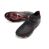 Chuteira Campo Puma Future 9 FG Preto e Vermelho - imagem 6