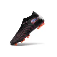 Chuteira Campo Puma Future 9 FG Preto e Vermelho - imagem 2