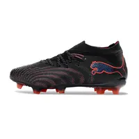 Chuteira Campo Puma Future 9 FG Preto e Vermelho - imagem 1