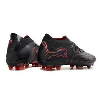 Chuteira Campo Puma Future 9 FG Preto e Vermelho - imagem 5