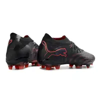 Chuteira Campo Puma Future 9 FG Preto e Vermelho - imagem 5