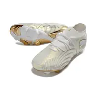 Chuteira Campo Puma Future 9 FG Branco e Dourado - imagem 2