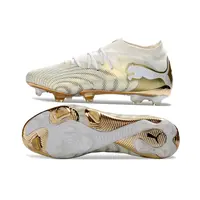 Chuteira Campo Puma Future 9 FG Branco e Dourado - imagem 6