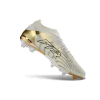 Chuteira Campo Puma Future 9 FG Branco e Dourado - imagem 4