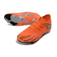 Chuteira Campo Puma Future 9 FG Laranja e Prata - imagem 4