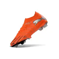Chuteira Campo Puma Future 9 FG Laranja e Prata - imagem 6