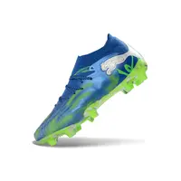 Chuteira Campo Puma Future 9 FG Azul e Verde  - imagem 4