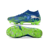 Chuteira Campo Puma Future 9 FG Azul e Verde  - imagem 2