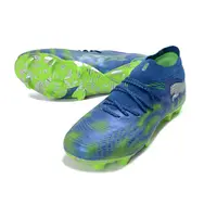 Chuteira Campo Puma Future 9 FG Azul e Verde  - imagem 3